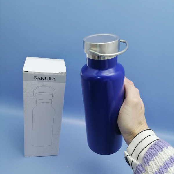 Термобутылка Sakira 500 мл., нержавеющая сталь